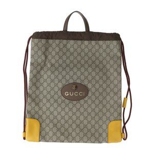 GUCCI Brown Leather Shoulder Bag